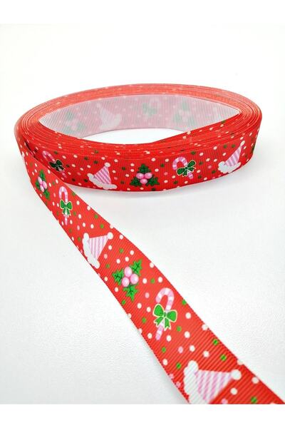 Bride Aksesuar Dünyası Panglică Grosgrain de Anul Nou cu model Pălărie Roșie ...