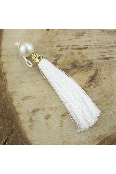 Prestij Boncuk Beaded Tassel 12 Cm Jewelry Decoration Bundle Pillow Tassel - 5 Pieces