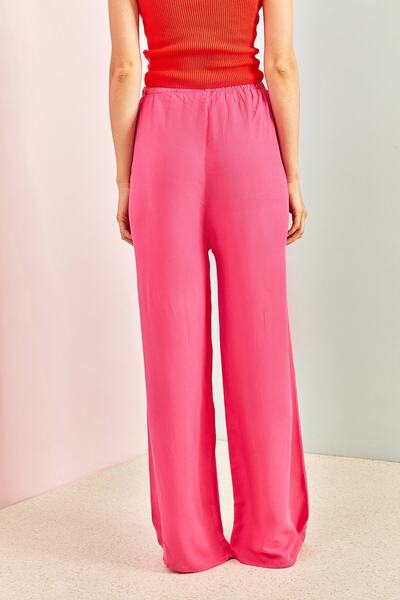 Bianco Lucci Női derék övvel széles szárú viszkóz nadrág