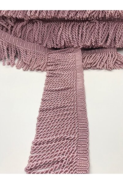 Bride Aksesuar Dünyası Franjuri Roz Bulyon 1 M Lățime 7 Cm – Panglică Decorativă