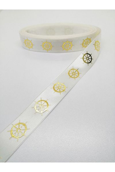 Bride Aksesuar Dünyası Panglică Satin Imprimată 2,5 Cm 1 Metru – Panglică – Panglică