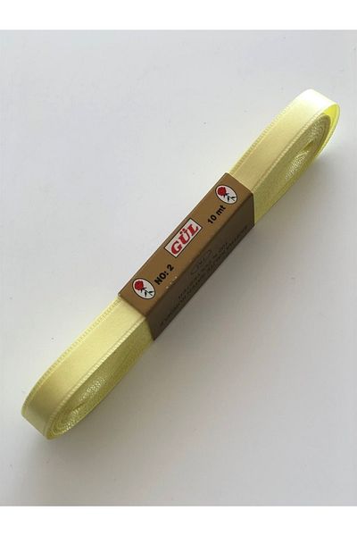 Bride Aksesuar Dünyası Light Yellow Satin Ribbon 1 cm – Ribbon – Ribbon