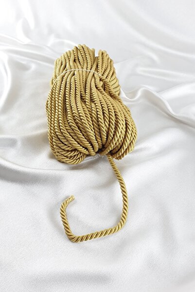 Bride Aksesuar Dünyası Cordon decorativ pentru accesorii, galben muștar, 8 mm...