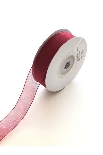 Bride Aksesuar Dünyası Panglică Organza Bordeaux 2 Cm – Panglică – Panglică