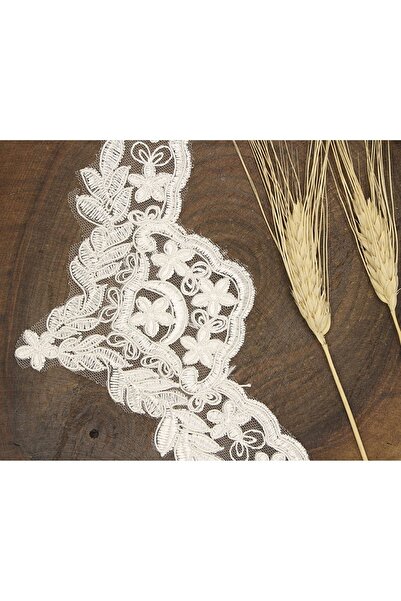 FdayAksesuar Panglică decorativă, accesoriu, guipură franceză albă 2513 – Pan...