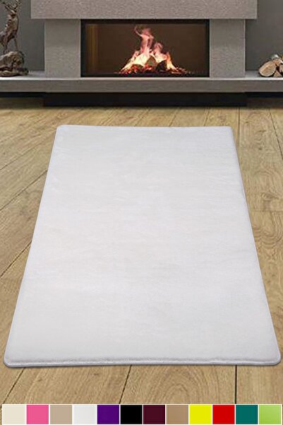 Bonny Home Elite Krem Peluş Mutfak Halısı Kaymaz Taban Kesme Puf Puf Yumuşak ...