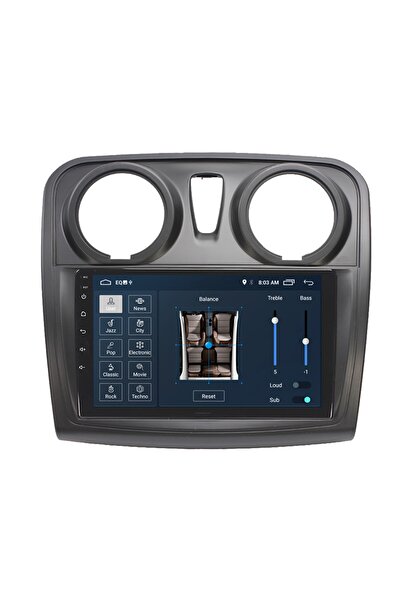 MYWAYY Dacia Dokker Android Carplay Navigasyon Multimedya Ekran Teyp 2gb Ram + 32gb Hdd