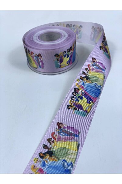 Bride Aksesuar Dünyası شريط جروسجرين منقوش بناتي وردي بعرض 4 سم – شريط – شريط