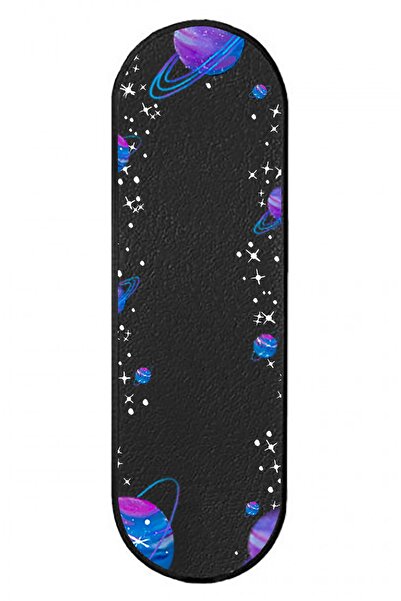 Spoyi Uzay Tasarımlı Siyah S-grip (telefon Standı)