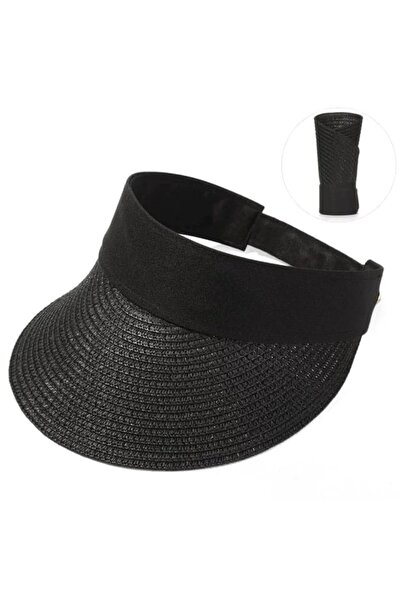 Shopiolog Pălărie cu vizor de paie pentru femei