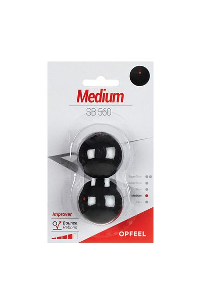 Decathlon Perfly Squash Ball - 2-Piece Red Dot Sb 560