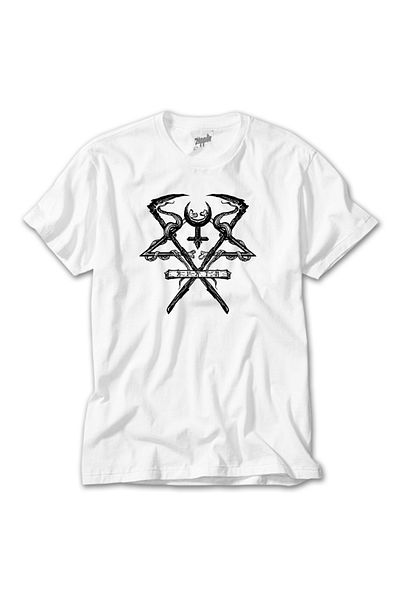 Z zepplin Tricou alb cu logo Lorna Shore