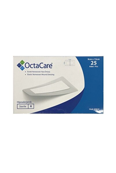 Octacare Nonwoven Steril Pedli Esnek Yara Örtüsü 9cm X 15cm Tekli Steril Pake...