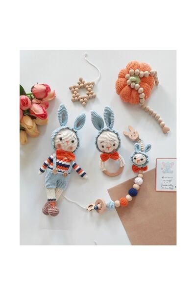 Hobi Evim Amigurumi Tavşan Set 3 Parça