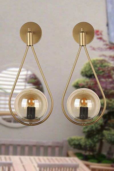 Arde 2 Lighting Drops - Antique Bal Glop Glass