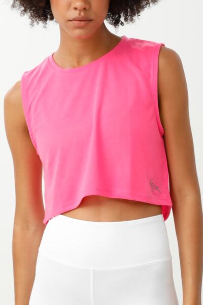 Feel Bisiklet Yaka Neon Pembe