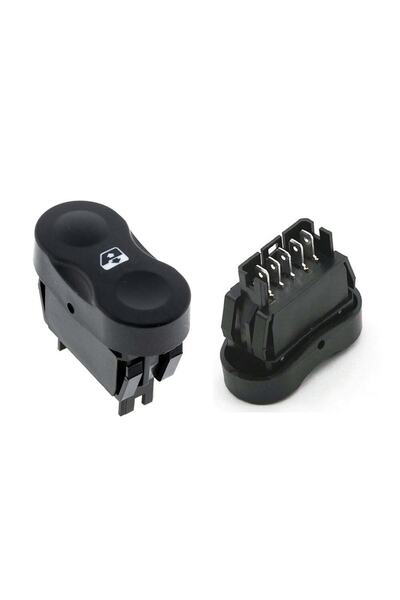 allestock Dacia, Logan, Duster, Sandero - Cam Açma Kapama Düğmesi - 5 Pin