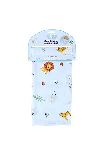 Sebi Bebe Multipurpose Muslin Blanket 80x100 Cm