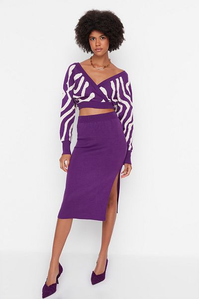 Trendyol Collection Zweiteiler - Lila - Regular Fit