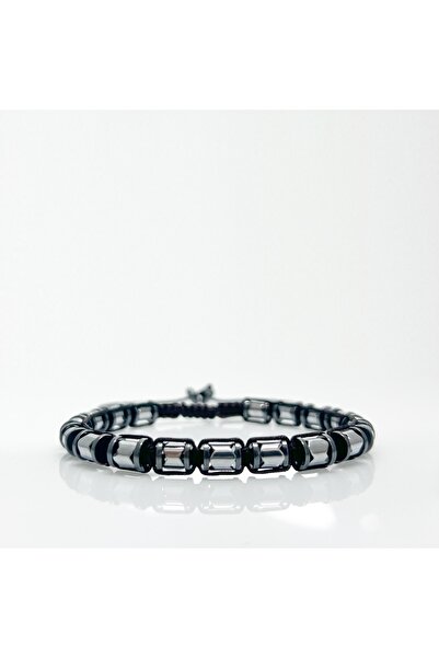 OSMANLI DEĞERLİ TAŞ Sertifikalı Hematit Doğaltaş Bileklik 6 Mm, B943