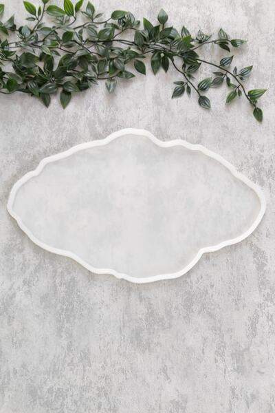 By Shesel Epoksi Silikon Kalıbı Geode Tepsi Reçine Epoksi Silikon Kalıp