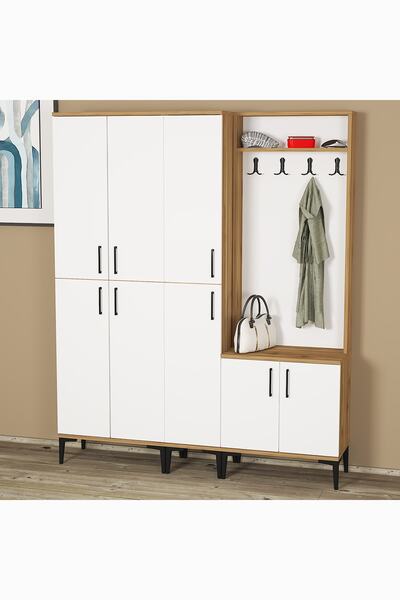 Kalender Dekor Rose-1-3-4 Portmanto Vestiyer Ayakkabılık