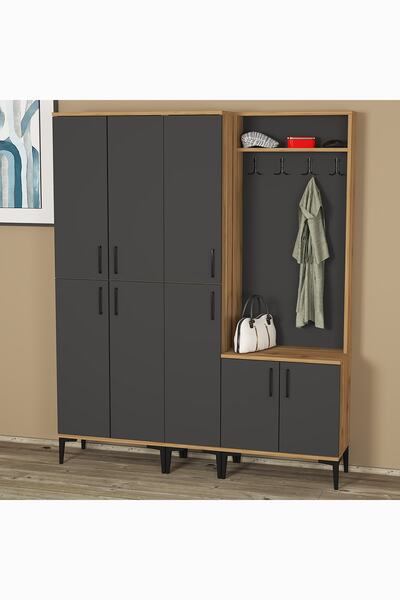 Kalender Dekor Rose-1-3-4 Portmanto Vestiyer Ayakkabılık