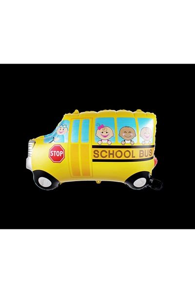 Rubi School Bus Foil Balloon Cute School Bus Balloon