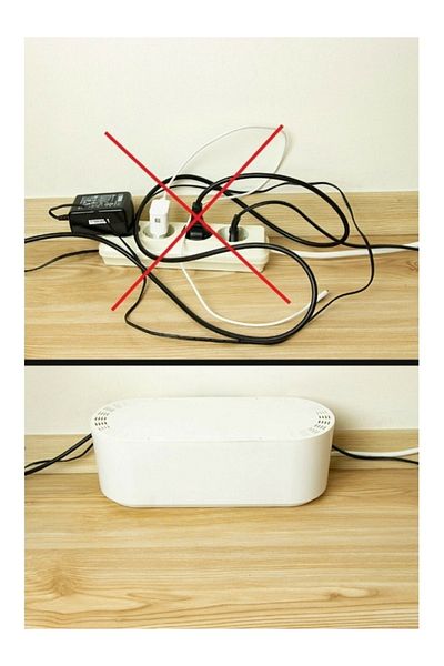 rennway منظم Srknx، واقي المقبس، منظم صندوق حماية متعدد المقابس (أبيض) Modelist 999178
