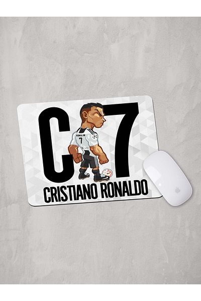 Panorama Ajans Cr7 Cristiano Ronaldo Minimal Football Player Design Mouse Pad