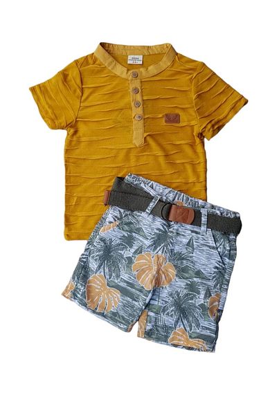 Midimod Boy's Shirt Shorts Set
