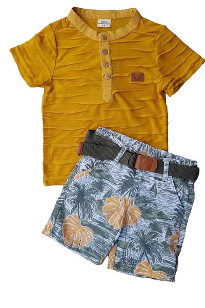 Midimod Boy's Shirt Shorts Set
