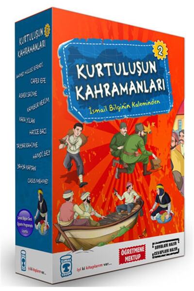 Timaş Çocuk Kurtuluşun Kahramanları Seti 2 - 10 Kitap Takım