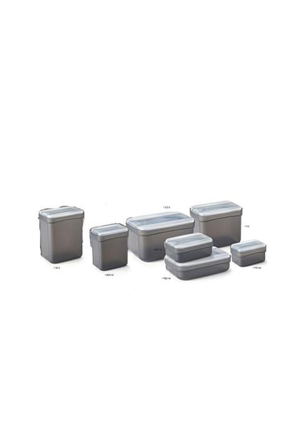 Tupperware Organized Containers Storage Gray Set Esc
