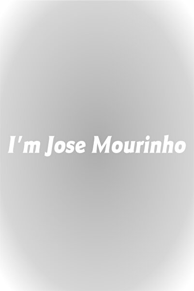 Quart Aksesuar ملصق نافذة السيارة أنا جوزيه مورينيو مقاس 20 × 2.5 سم