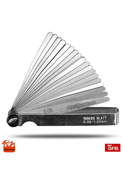 GFB Sentil Filler Çakısı (0.05-1) 1x100mm 20 Yapraklı