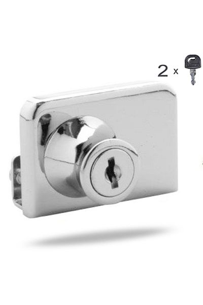 ALETÇANTAM Glass Cabinet Lock - Double Door Lock