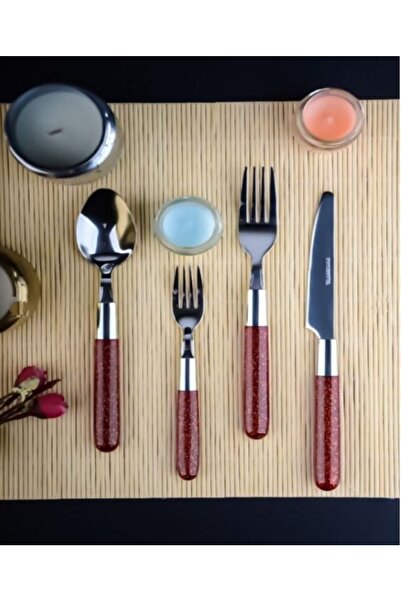 Paçi 24 PIECES FORK SPOON SET WITH PACI-SILVERY