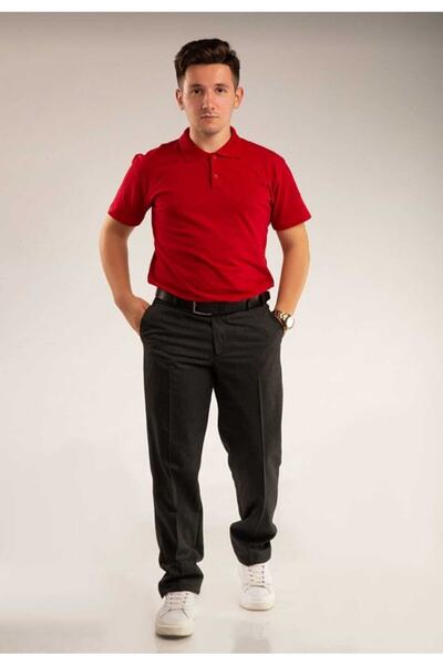 Dragora Genç Lise Boy Okul Pantolonu Kumaş Füme