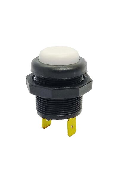 allestock Starter Horn Button with Terminal - White Color