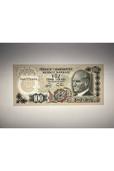 tayfuntufan 6. Emisyon 100 Lira H90 Son Seri (fosforlu) Çil