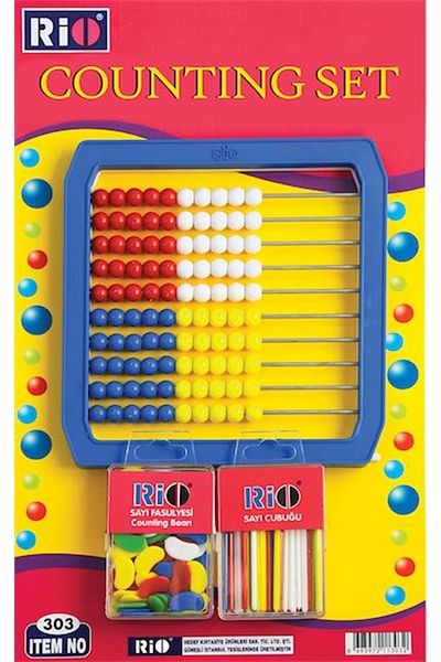 Rio Number Set (Abacus Number, Stick, Number Bean)