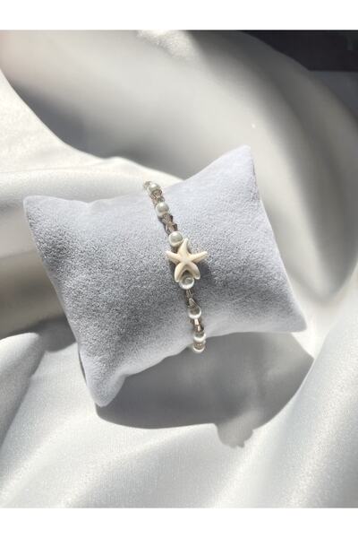 Women - Pearl Detail > Glass Crystal > Sea Star Elegant Stylish Design Bracelet | Handmade
