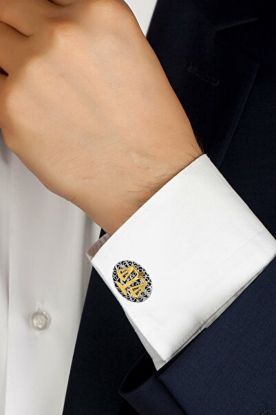 Midyat Nurtaş Gümüş Adalet Terazisi Işlemeli Erkek Gümüş Kol Düğmesi 201020737