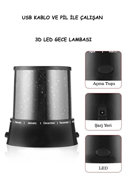 DEMPOWER Klasik Gece Lambası