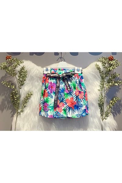 DECO Girl 2-5 Years Old Shoes Stoned Viscose Shorts Set