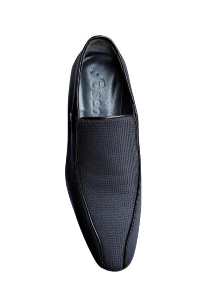 Fosco 1011 Pantofi clasici din piele intoarsa neagra