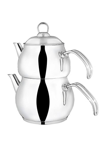 Besa Metal Handle Family - Steel Teapot