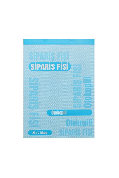 GÜRMAT Sipariş Fişi Otokopili 14x19 Cm 50x2 Nüsha Kod:22