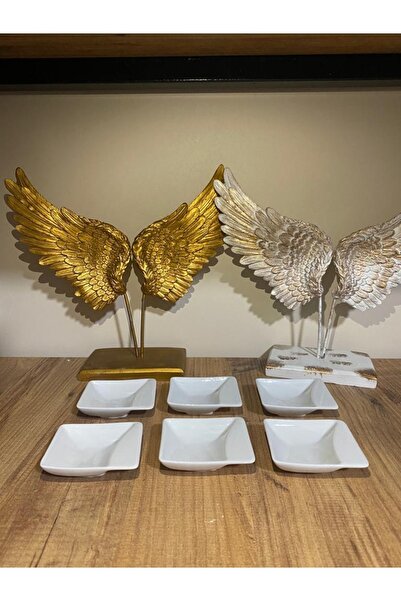 ZAGİ 6'lı Porselen Reçellik&sosluk&lokumluk Küçük Boy